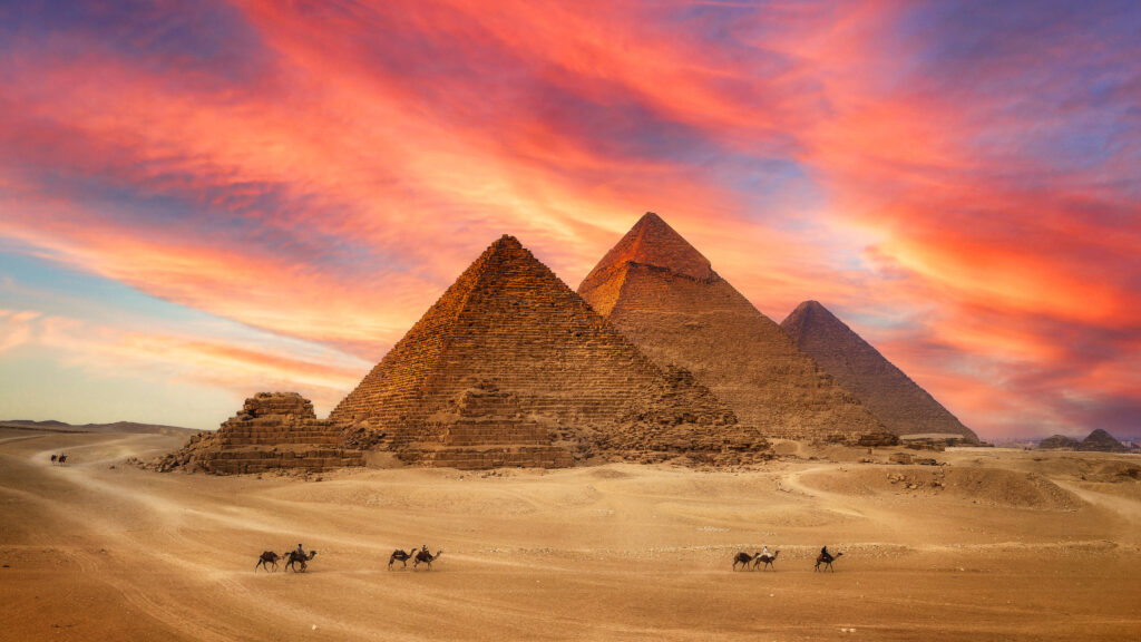 Pyramids in Egypt